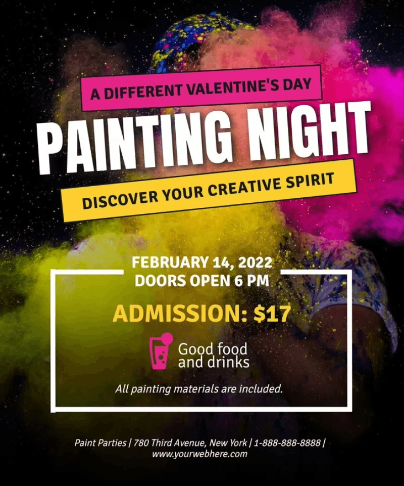 Valentine Day Painting Night