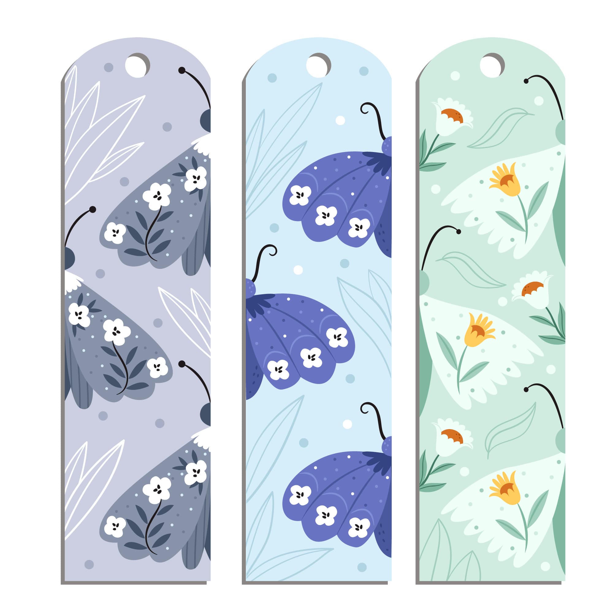 The Great Butterfly - Relief bookmark in 3D printing