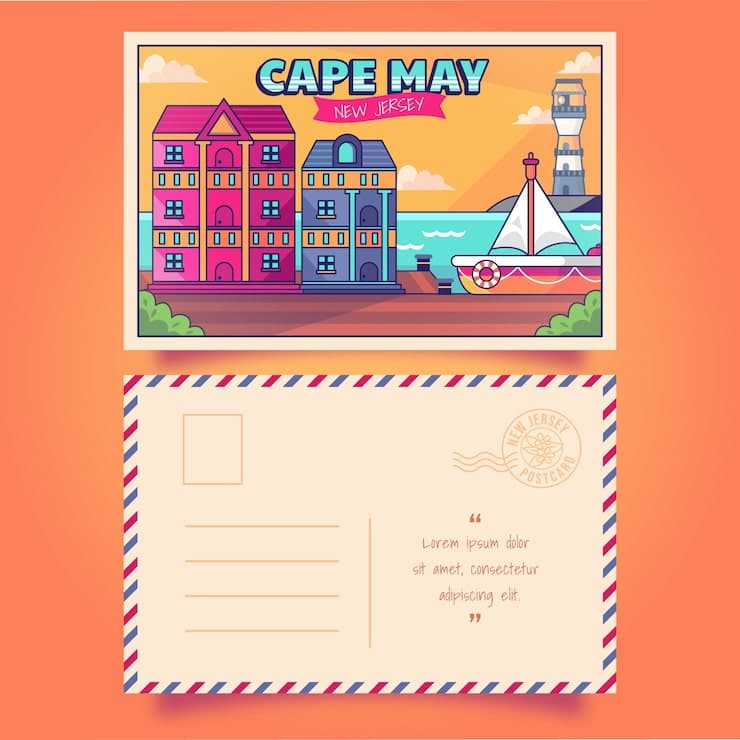Cape May New Jersey Post Card