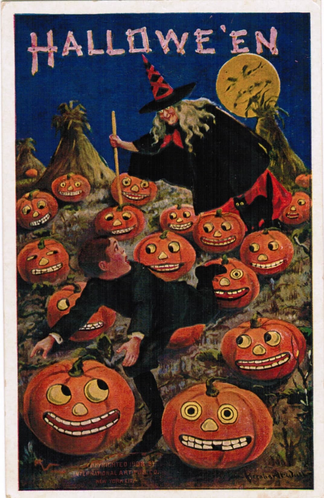 WITCH CHASING A BOY MAIL CLUB — DECEMBER EDITION